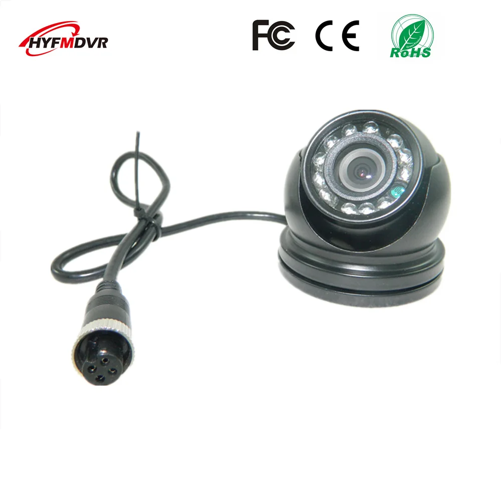 

Source factory 1 inch conch hemisphere monitoring probe metal casing AHD1080P SONY CCD 600TVL school bus camera