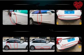 

10 m Car door protection rubber stickers for lada priora subaru forester lifan x60 fiesta mk7 ssangyong korando Car-styling