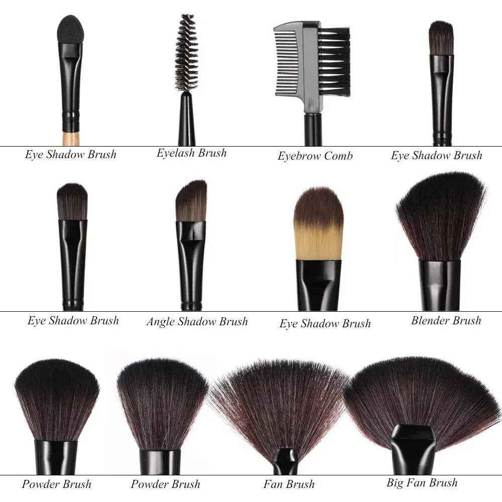 24pcs makeup brush-brown (1)