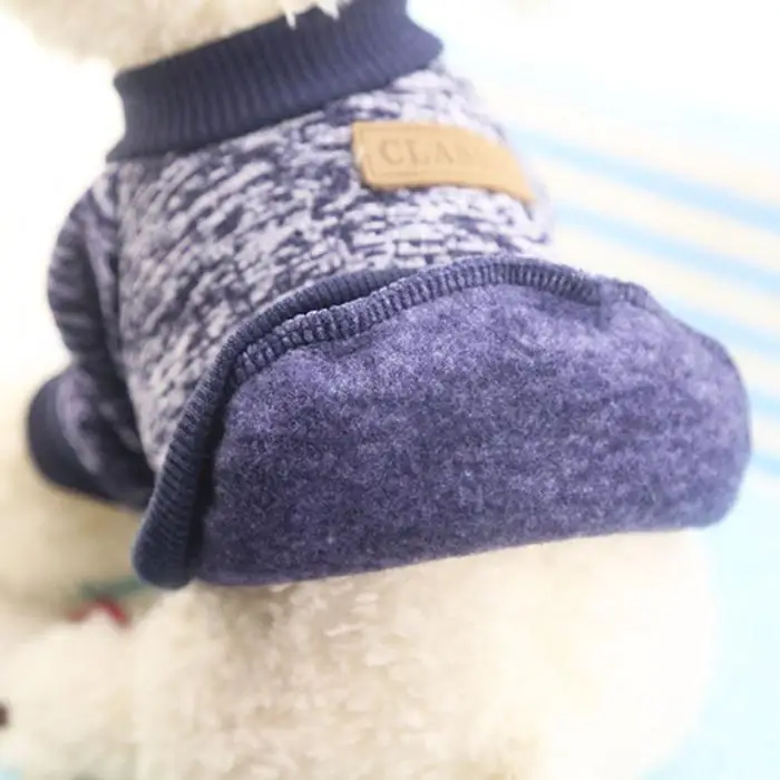 Cute Dog Puppy Clothes Outfit Pet Cat Jacket Coat Winter Warm Soft Sweater For Small Dogs Store