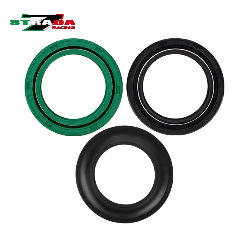 

Motorcycle 33x46x11 33 46 11 Front Fork Damper Shock Absorber Oil Seal and Dust Seal ring 33*46*11 FOR Honda CA250 CA 250