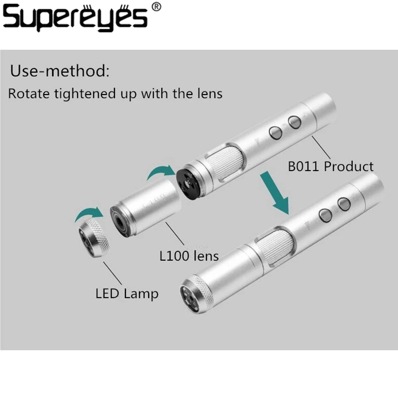 Supereyes сменный светодиодный микроскоп для цифрового микроскопа B011 с инфракрасной длиной волны 850nm светодиодный светильник высокого качества DB03