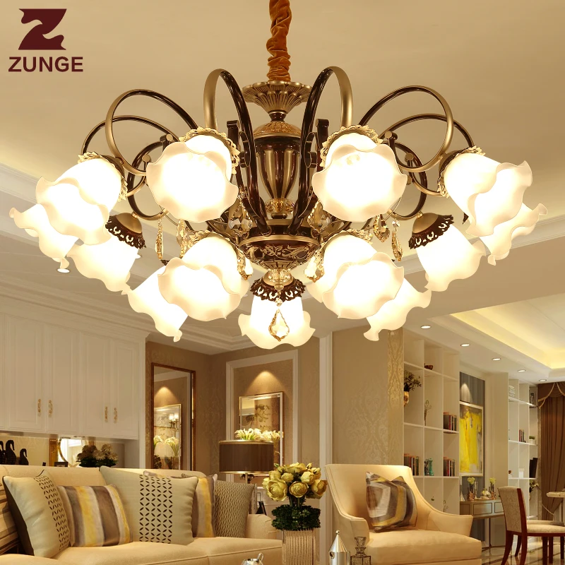 

Modern LED luxury crystal Chandelier Lights Z353 large wrought iron lighting fixtures for the Living Room bedroomlampadari