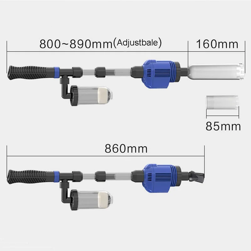 Домашний аквариум Электрический сифон управляемый рыбный бак промыватель песка Вакуумный Гравий водообменник очиститель сифонного фильтра аквариумный пылесос
