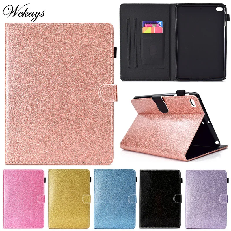 Wekays для Apple IPad Mini 3 2 1 с сияющими блестками кожа Fundas чехол для Coque IPad Mini 1 2 3 Tablet Чехлы СПС IPad мини