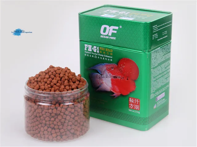Ornamental Fish Feed For Flower Horn Head Up Fish Food Of Fh G1 500g