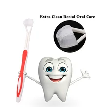 1x3 сторонняя на очень тонком каблуке Зубная щётка для ухода за зубами отбеливающая щетка Экстра для чискти, зубная Уход за полостью рта