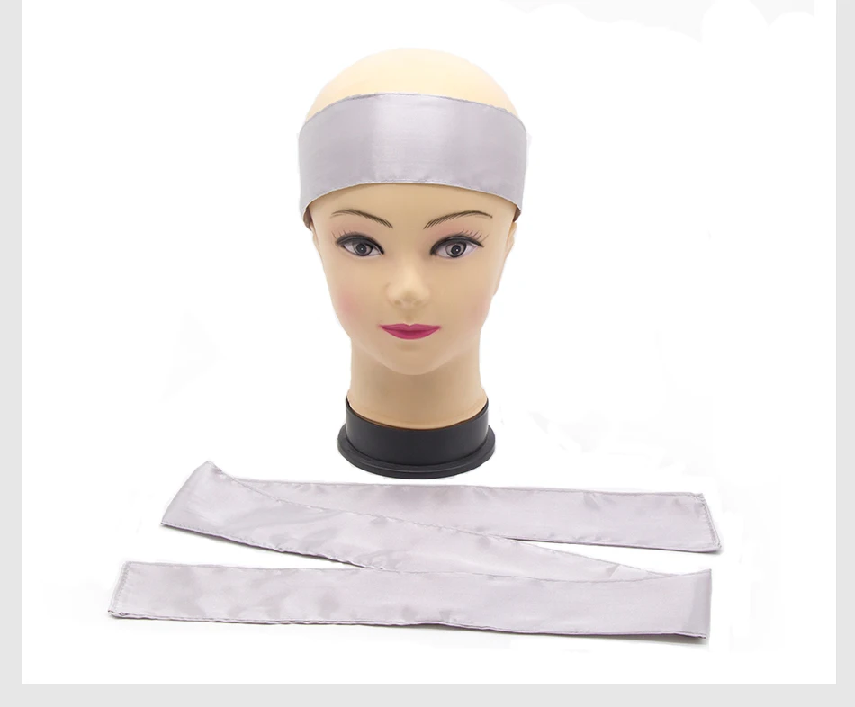 Дропшиппинг! новые пустые акции сатиновый шарф девственные волосы наращивание обертывание головных полос женские человеческие волосы лоб головной платок