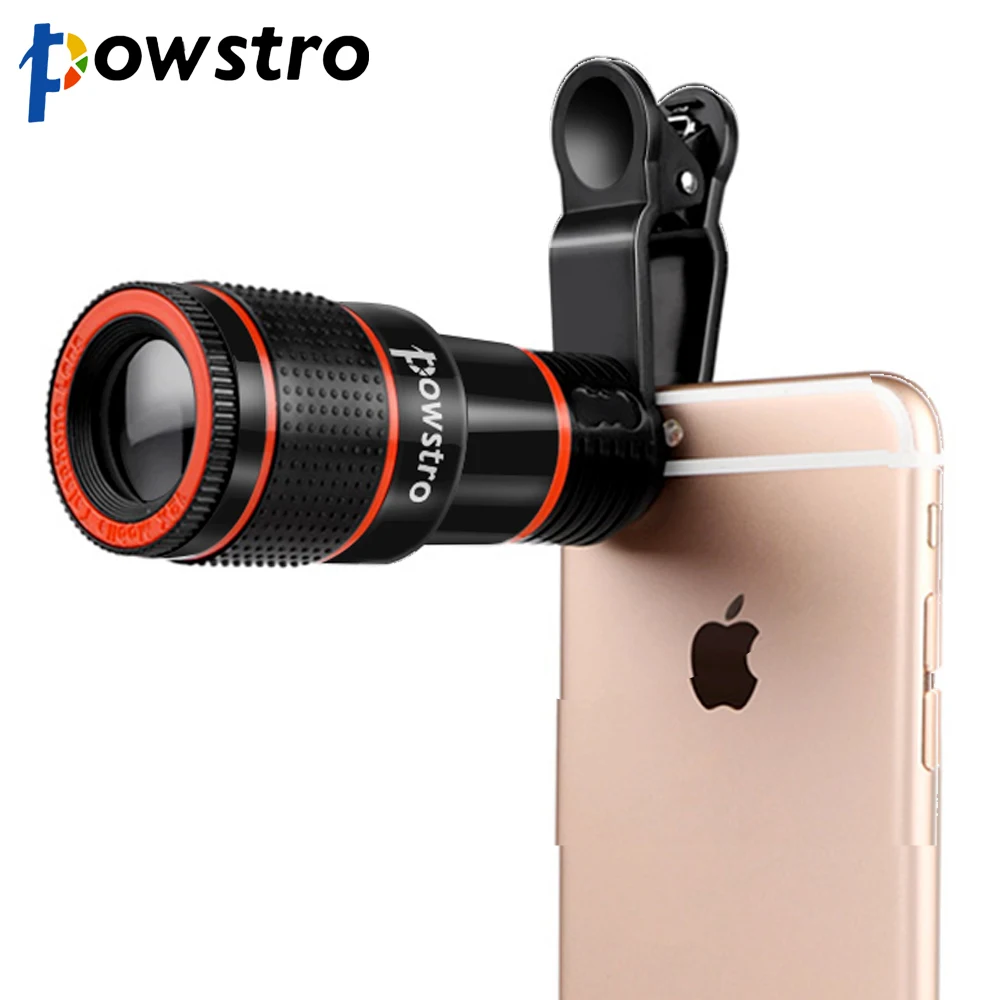 

Powstro HD Mobile Phone Telephoto Lens (No Dark Corner) 12 X Zoom Optical Telescope Camera Lens with Clips for All Phone