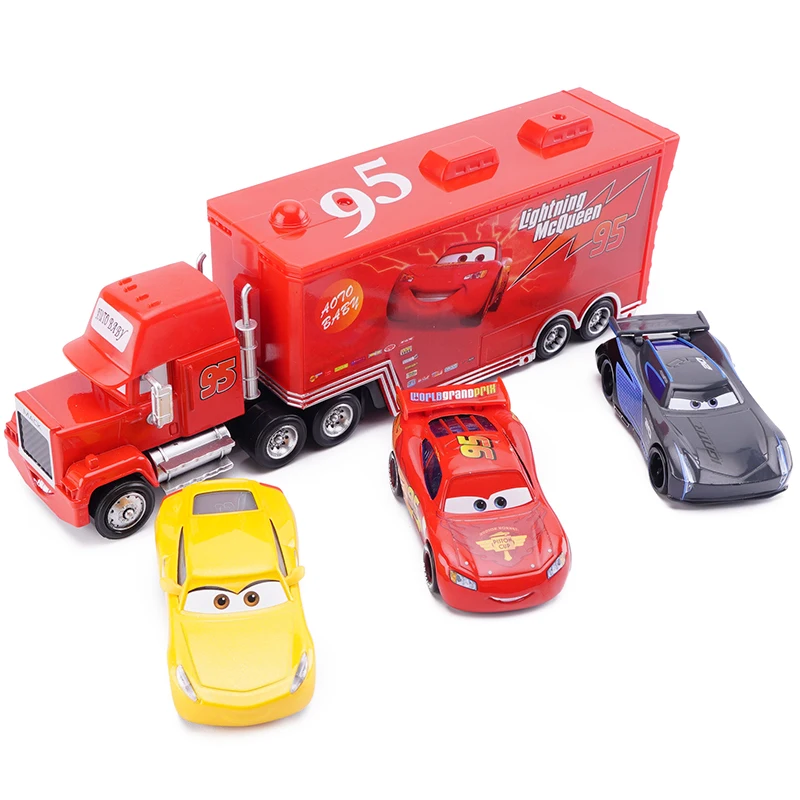 Disney Pixar Cars 2 3 Lightning McQueen набор Джексон Сторм Круз Рамирес 1:55 Литой Сплав автомобиль