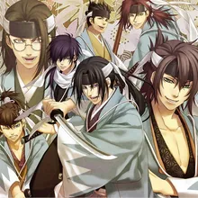 Hakuouki Anime персонажей размером 45*45 см квадратная Подушка Чехол s#28555