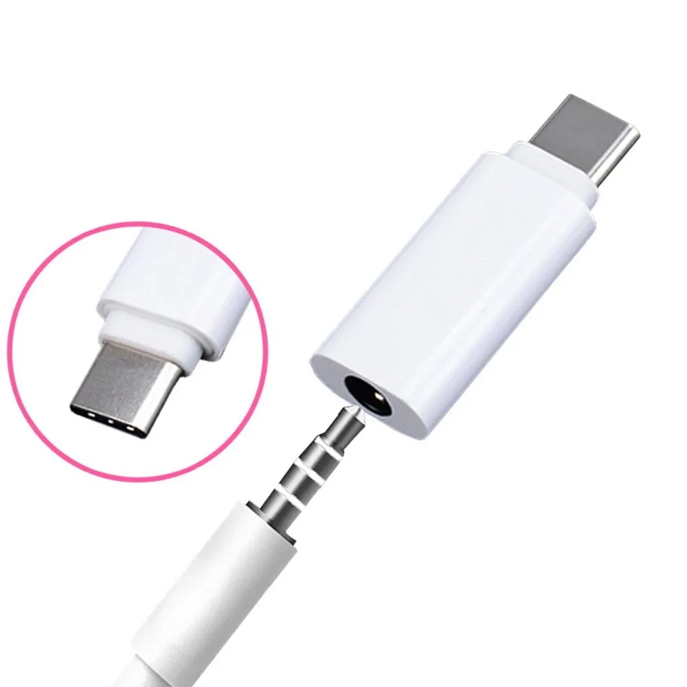 Чери USB Тип C до 3 5 мм адаптер для наушников Разъем Aux аудио сплиттер музыкальный
