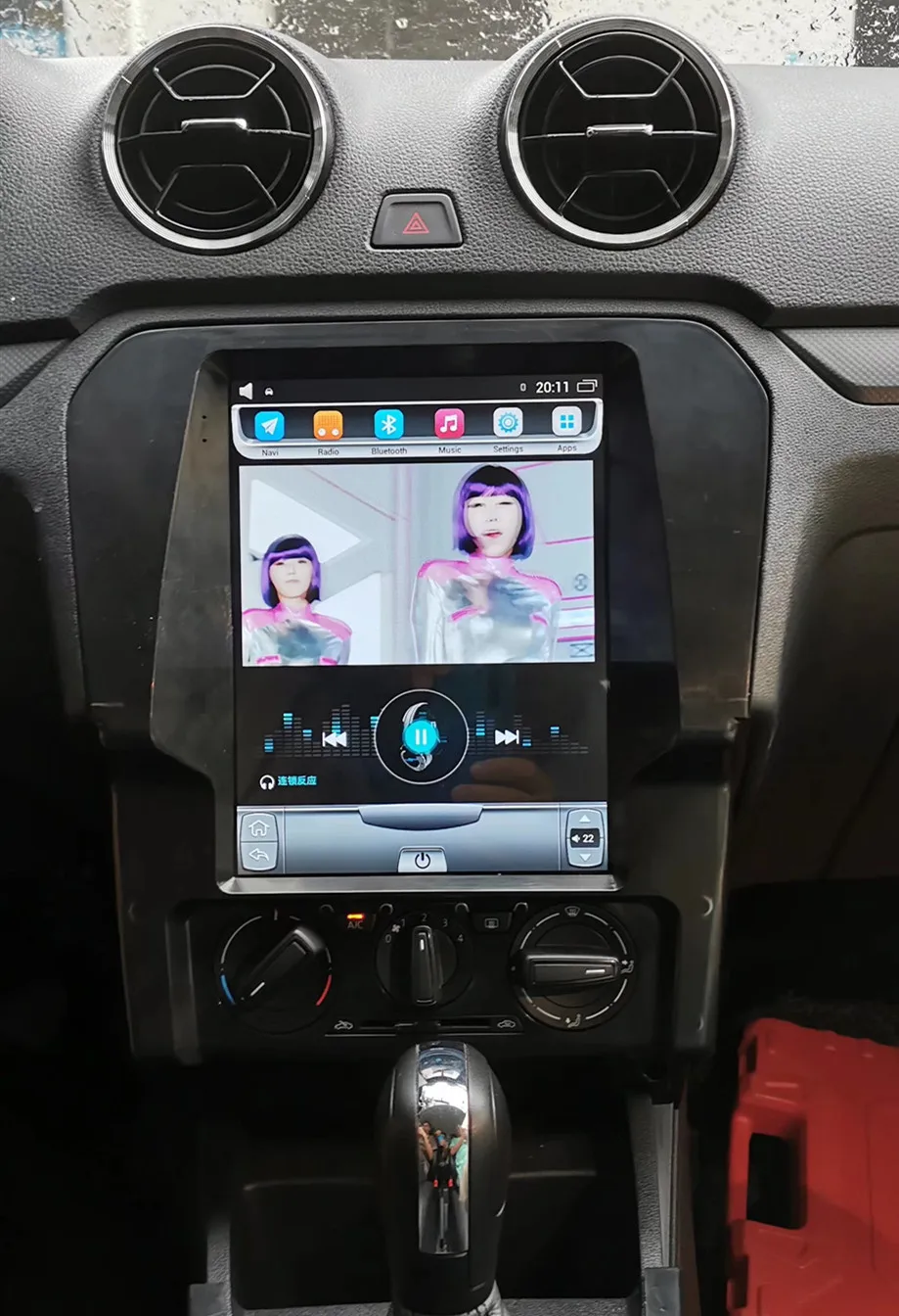 Perfect 9.7" Tesla Vertical Screen Android Car Radio Audio Sat Nav Head Unit for VW Volkswagen Jetta 2013 2014 2015 2016 2017 2018 2019 2