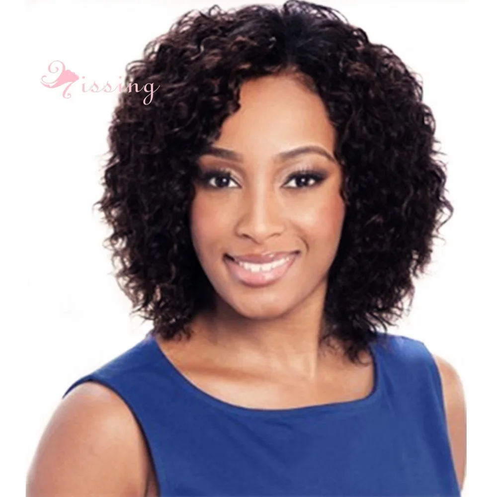 8inch Caribbean Jerry Bohemian Curl Weave Natural Black Color