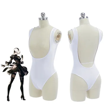 

NieR Automata Heroine 2B YoRHa No. 2 Type B Deep V T Back Tights Inner Corset Underwear Underpants Cosplay Costumes Bodysuit