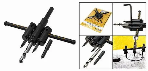цены Free shipping Adjustable Circle Hole Cutter 30-200mm