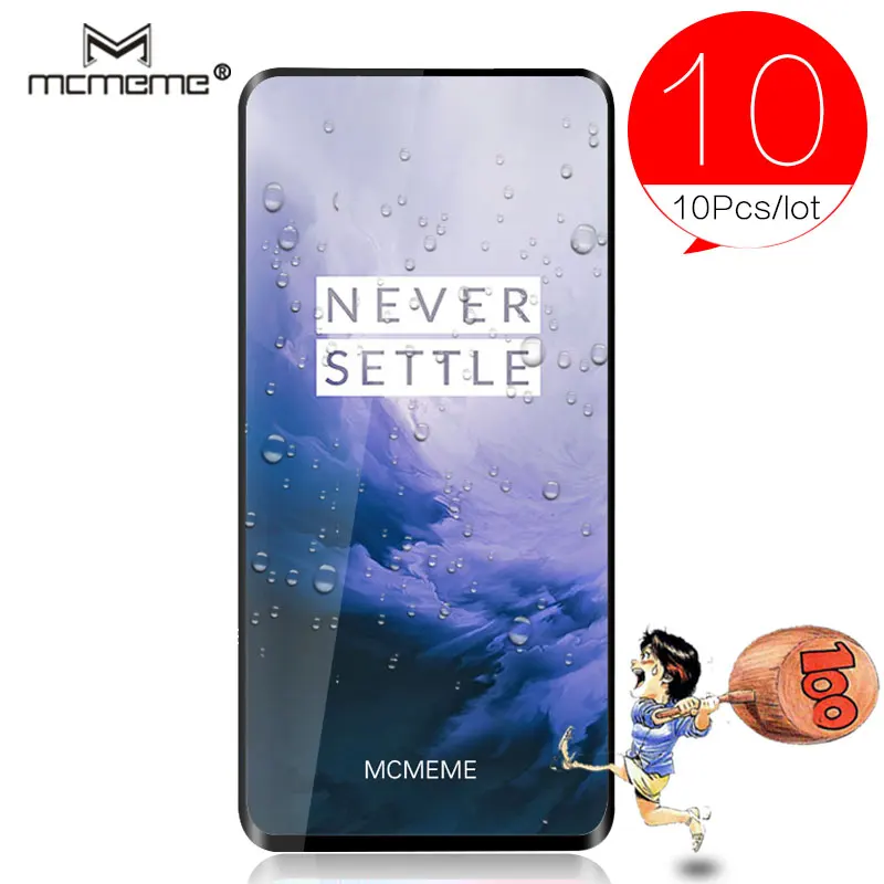 

10pcs for oneplus 7 pro 3D Curved Edge Full tempered glass cover oneplus 7 one plus 7pro glass Ultra Thin Full Screen Protecto
