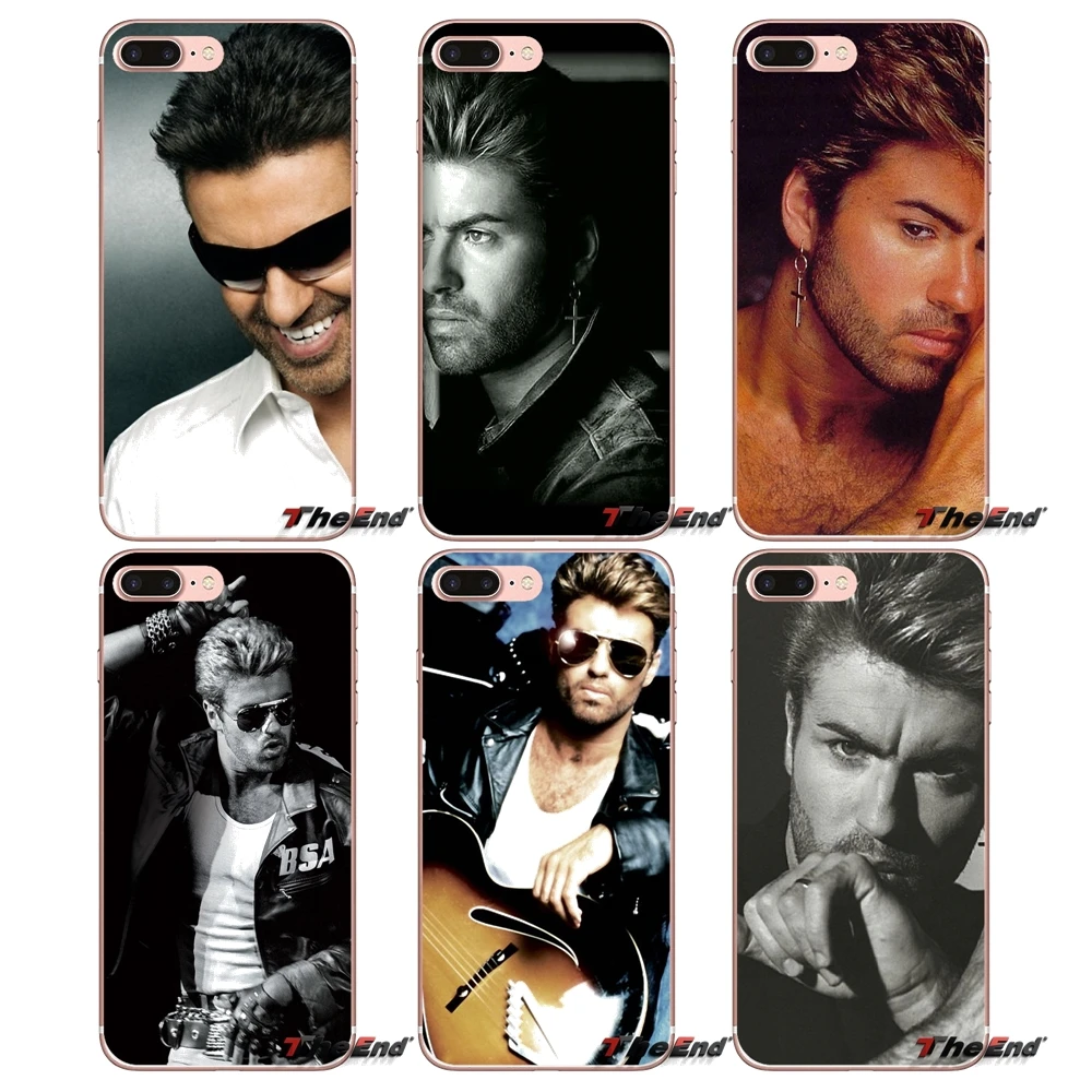 

For Samsung Galaxy S2 S3 S4 S5 MINI S6 S7 edge S8 S9 Plus Note 2 3 4 5 8 Coque Fundas TPU Transparent Shell Cover George Michael