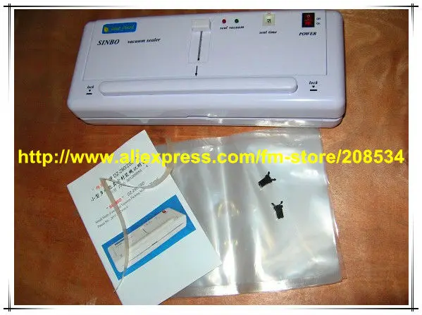 DHL/FEDEX/EMS Free shipping ! 220V/110V SINBO DZ-280 Portable Household  vacuum food sealer machine,sealing machine