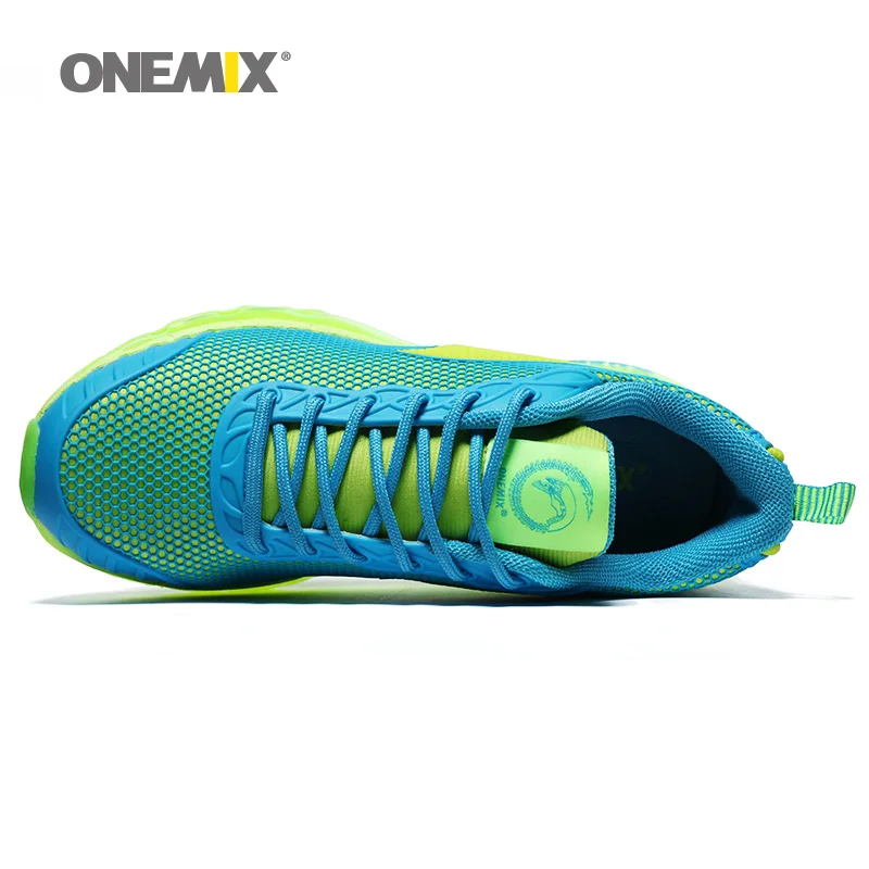 Женские кроссовки для бега ONEMIX Max синие спортивные с подушкой прогулок и 2019|max woman