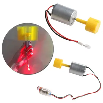 

DC Micro Motor Small LED lights Wind Turbine Generator Blades