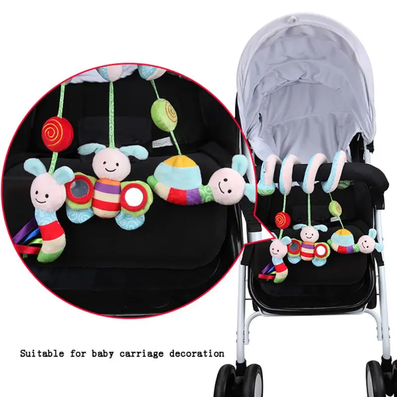 Погремушка для новорожденного игрушки Мягкая коляска игрушки 0-12 месяцев 2018 детская коляска подвесное музыкальное образование погремушки