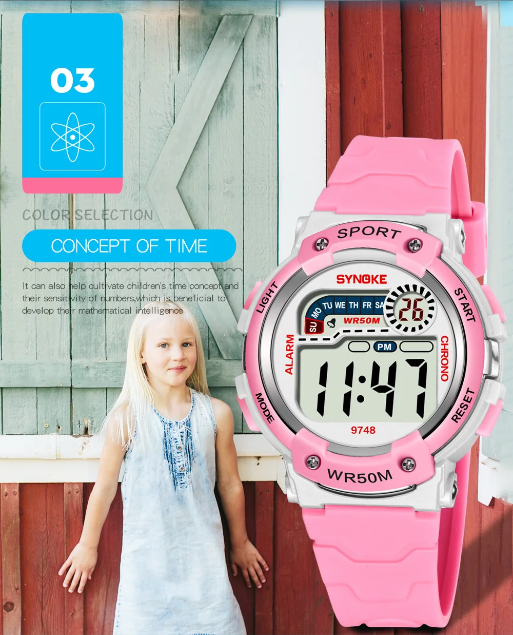 SYNOKE детские часы модные Sanda брендовые светодиодные цифровые часы водонепроницаемые повседневные часы для мальчиков и девочек Наручные