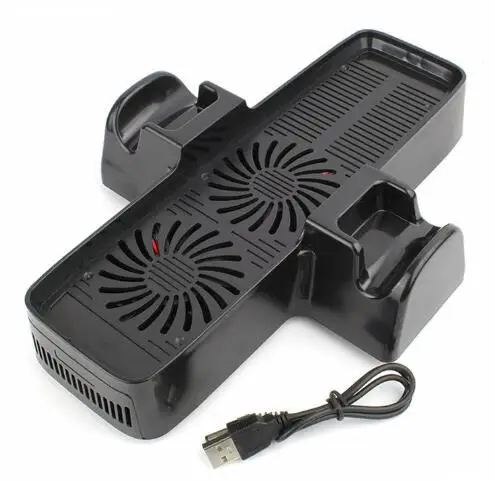 Для xbox360 slim 3 в 1 охлаждающая док станция Нижняя подставка вентилятор для Xbox 360