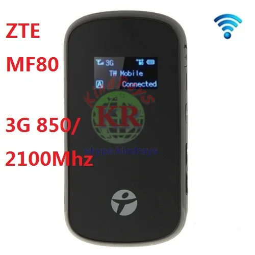 

UNLOCKED ZTE MF80 42mbps HSPA+ UMTS WIFI router 3G mobile router PK MF70 E5577 E5377