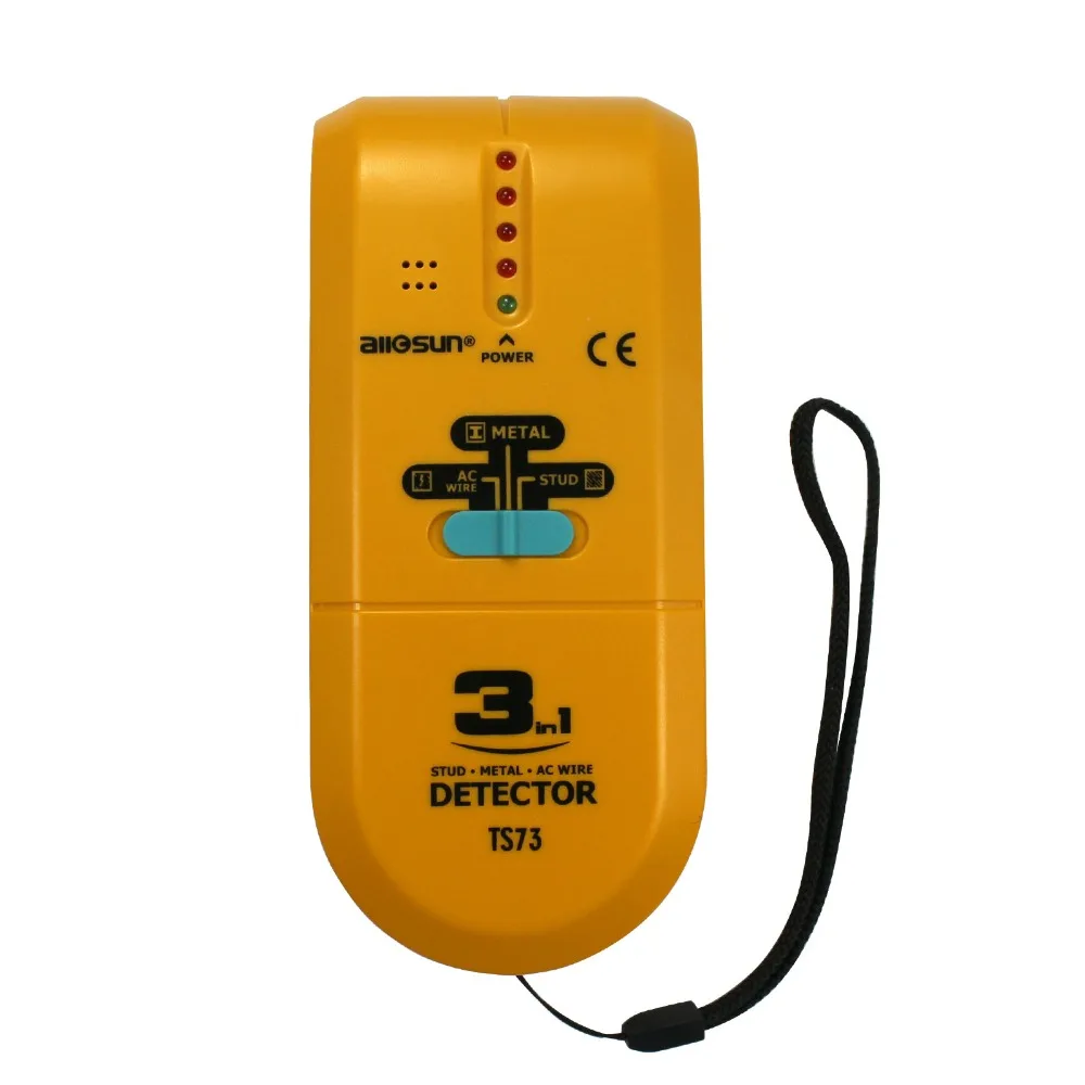 

3 in 1 Multi-function Metal Detector Portable Wood Stud Finder AC Wire Scanner Voltage Sensor Pinpoint Sensitive Tool LCD TS73