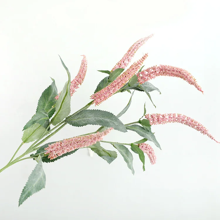 

Luxury long sage grass branch Artificial Flowers DIY fake plants home wedding Decoration flores artificiales