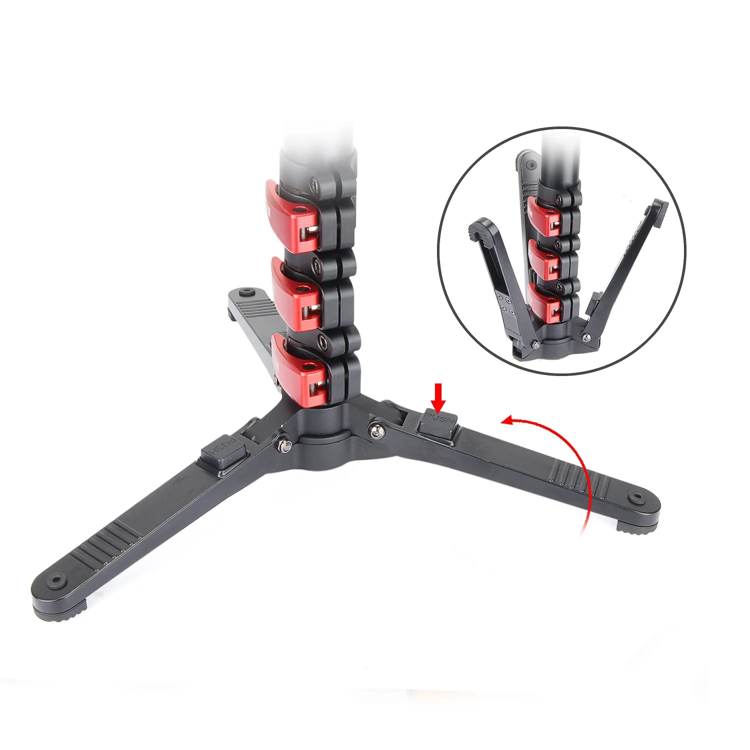 Zhiyun ручной мини монопод для Crane 3 Lab с универсальным винтовым портом 1/4 дюйма