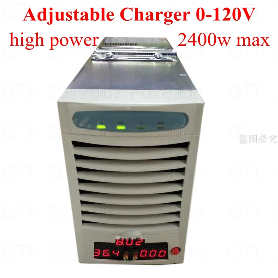 

Adjustable 0-120V 20A 40A 12v 24v 48v 50A 30A 60v 36v 90v 100v 80v 70v high current charger for power li-ion lifepo4 lipo LTO