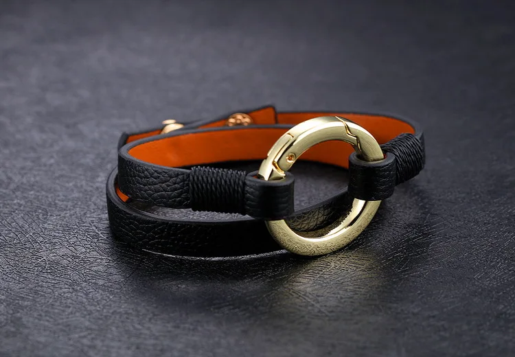 

Top quality Adjust length leather bracelet & gold Bracelets for women and charm bracelet Jewelry women & bracelets bangles