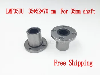 

Free shipping LMF35UU 35mmx52mmx70mm 35mm round flange ball bearing bushing for 35mm rod round shaft cnc 1pcs
