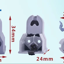 Противопожарные G5 T5 Светодиодное освещение Интимные аксессуары 1 компл. = 2 шт. держатели+ 1 шт. крышка+ 2 шт. сайдинг+ 2 шт. фитиль 250 В 5A