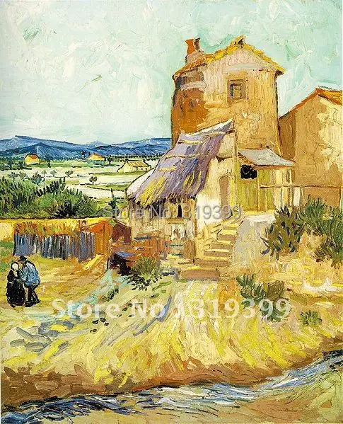 Картина маслом Винсента Ван Гога Старая мельница 1888 картина 100% ручная работа