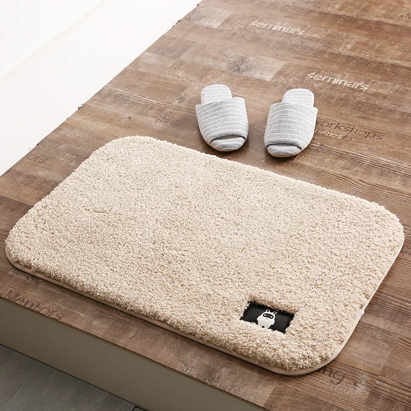 Online Hohe qualität Mikrofaser bad saugfähigen boden matte, Wc anti slip teppich, Schlafzimmer weichen handtuch teppich. super saugfähigen decke.