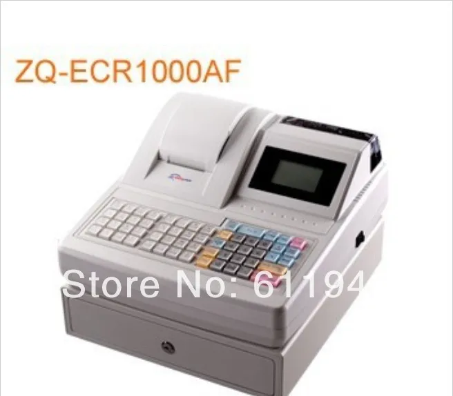 

Low cost!  2pcs ZQ-ECR1000AF electronic cash register / all-in-one fastfood cash register