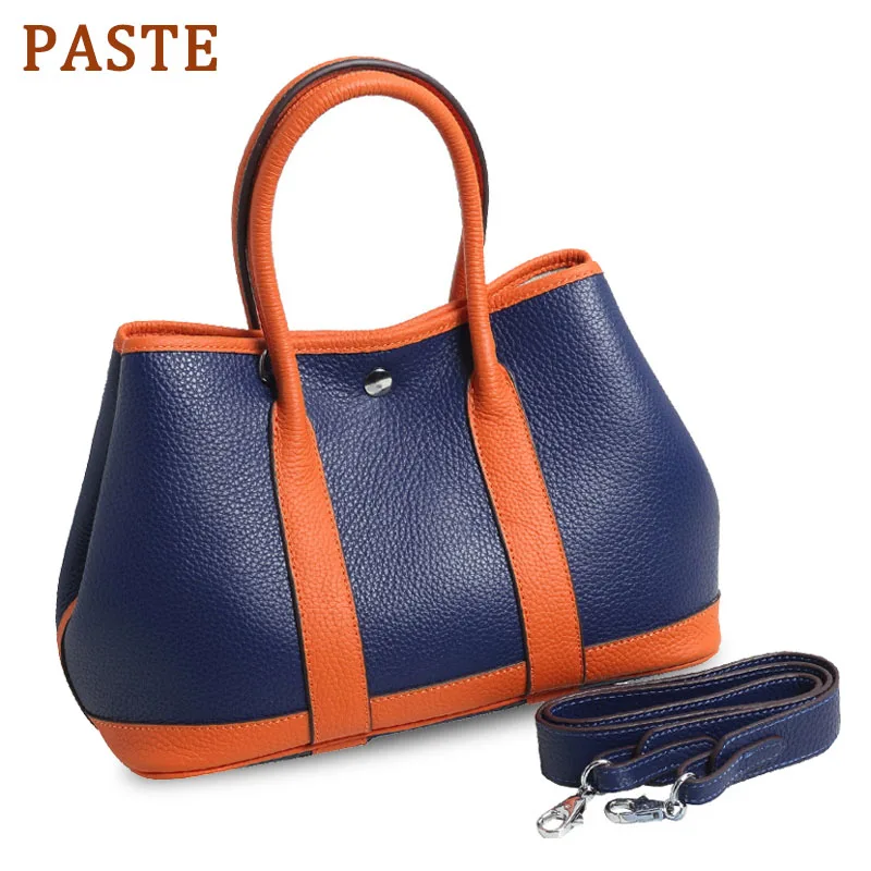 

PASTE 100% Genuine Leather Luxury Designer Women Tote Bag Fashion Big Capacity Ladies Handbag Casual Cowhide Lady Shoulder Bags
