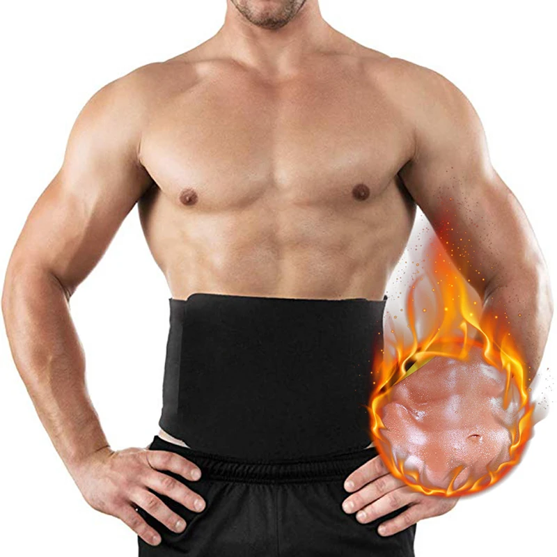 

MJARTORIA Men Waist Slimming Belt Waist Shapers Trainner Men's Compression Body Shaper -Loss Neoprene Workout Belt plus size 6XL