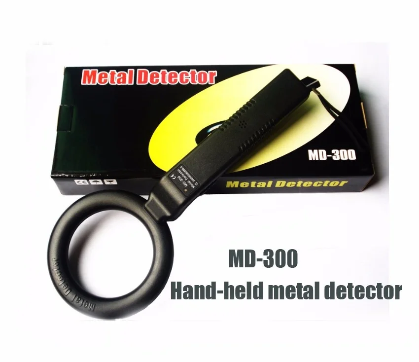 MD300 круг Тип Портативный ручной психического детекторы сканер с звуковой сигнал и вибрации для защиты безопасности инструменты
