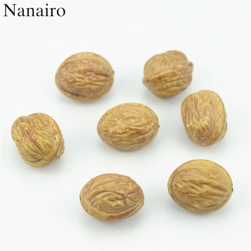 

Cheap 10pcs 3cm Walnut Mini Artificial Fake Fruits and Vegetables Berries Flowers For Wedding Christmas Tree Cake Decoration