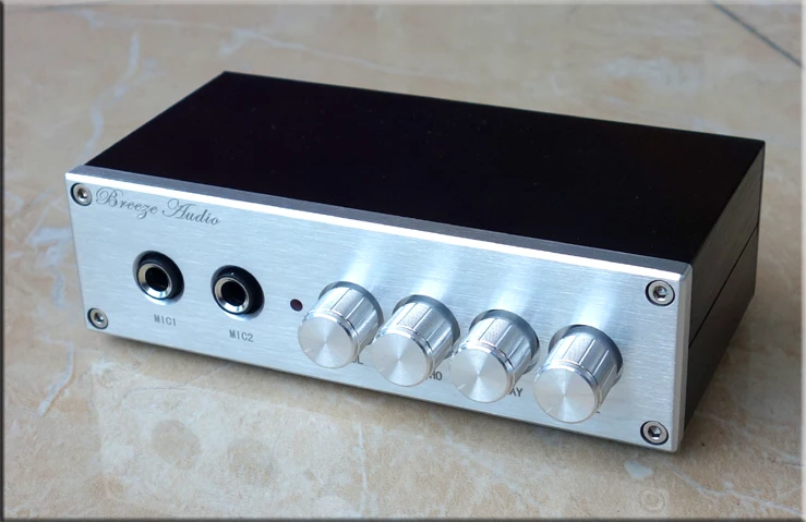 Микрофон для караоке микшер OF1 JRC5532 + PT2399 система реверберации эффектов