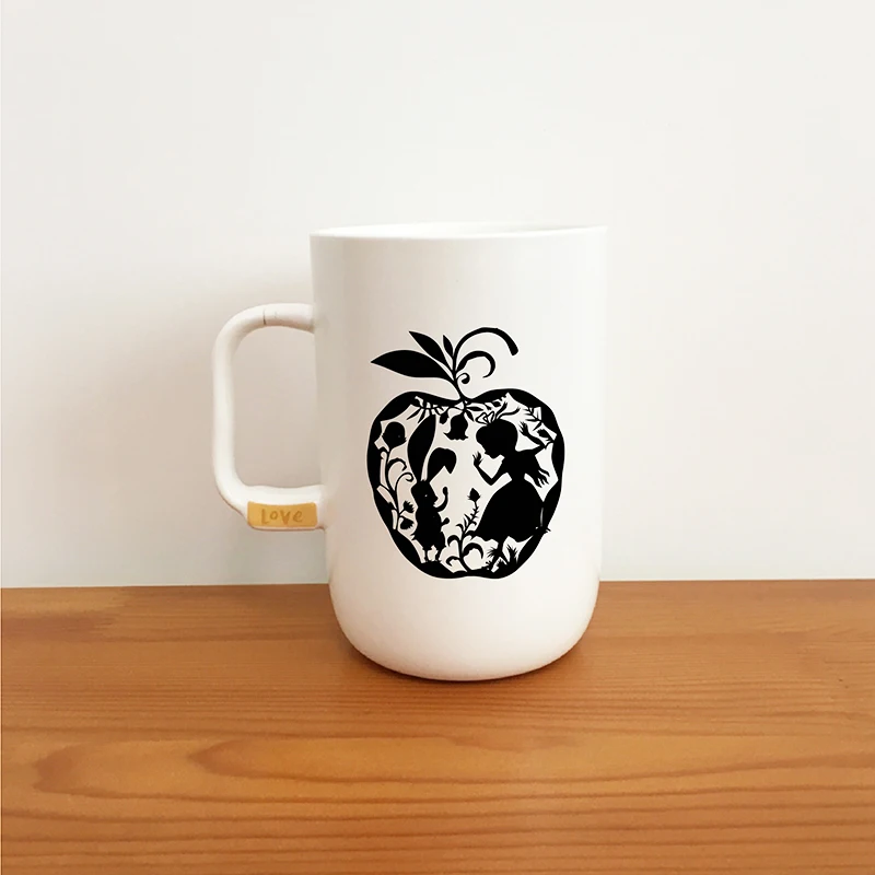 Alice in Wonderland Sticker Cup Decor