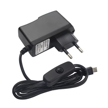 

Raspberry Pi 3 B+ RPI 3 Model B Plus 5V 2.5A Power Adapter charger with ON/OFF Switch EU US UK AU Plug and Micro USB Port