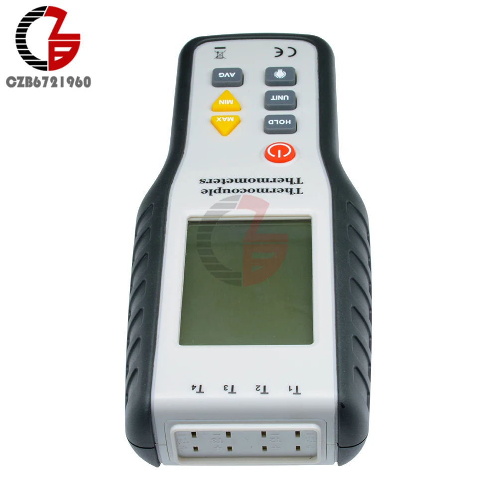 4 K-Тип цифровой термометр регулятор температуры с термопарным Сенсор-200~ 1372 переключатель градусов Цельсия/2501 градусов по Фаренгейту