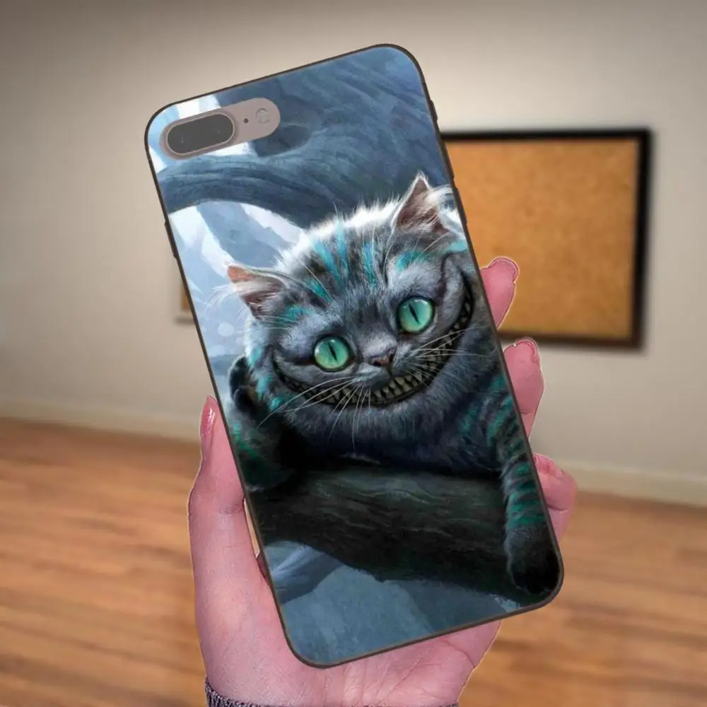 Алиса в стране чудес Cheshires кошка для Galaxy C5 C7 J1 J2 J3 J330 J5 J6 J7 J730 2017 Ace Core Duo Max Mini Plus Prime
