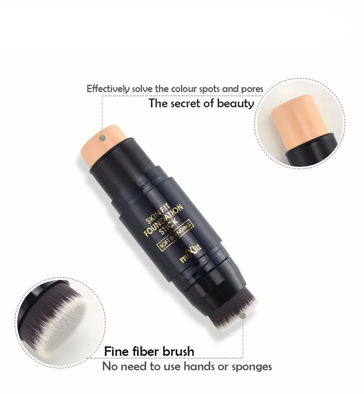MIXIU Face Makeup Concealer Stick Long-wearing Waterproof Corrector And Brushes Highlighter Cream 4 Colors Concealer Pencil (8)