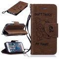 ①Модные джинсы Холст Кожа capinha Para крышка для iPhone ...